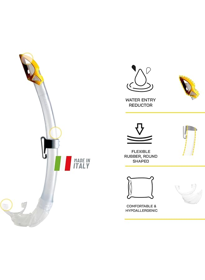 Cressi Onda Single Onda Mask Or Combo Set Onda Mask + Mexico Snorkel For Diving And Snorkeling One Size Unisex - Image 3