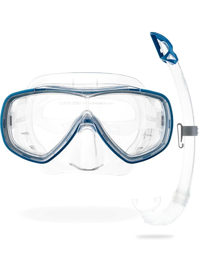 Cressi Onda Single Onda Mask Or Combo Set Onda Mask + Mexico Snorkel For Diving And Snorkeling One Size Unisex - Image 1