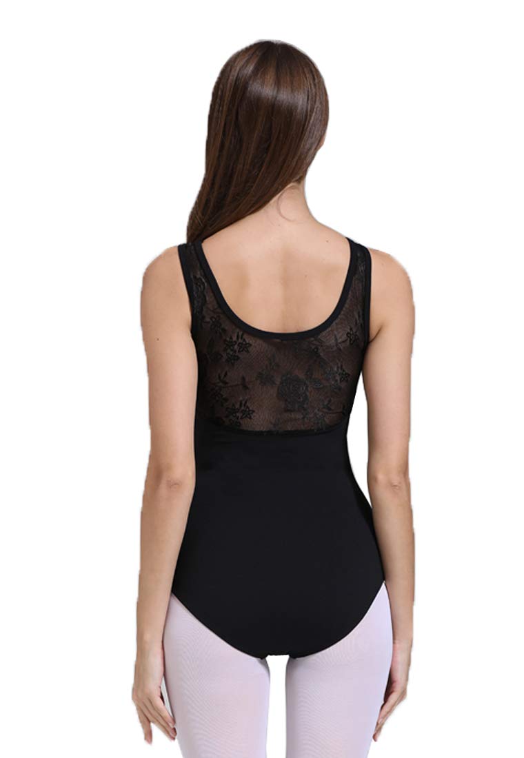 ModLatBal Women and Grils Lace Tank Leotards for Ballet Dance - Image 4