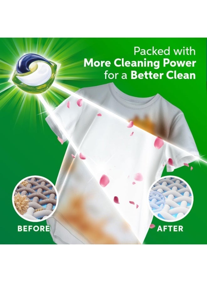 Ariel Floral Breeze All-In-1 Laundry Detergent Pods with Downy, 30 Pods, Pack of 2, Stain Removal, Long-Lasting Freshness, Colour Care, Washing Machine Capsules - Image 2