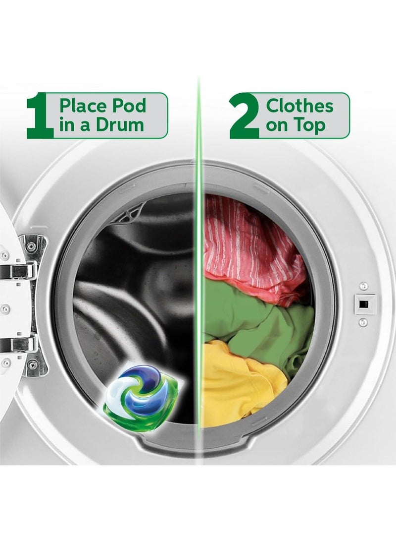 Ariel Floral Breeze All-In-1 Laundry Detergent Pods with Downy, 30 Pods, Pack of 2, Stain Removal, Long-Lasting Freshness, Colour Care, Washing Machine Capsules - Image 4