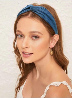 Daytoyz 8 Pack Headbands for Women Twist Knotted Boho Stretchy Hair Bands for Girls Criss Cross Turban Plain Headwrap Yoga Workout Vintage Hair Accessories  - Image 4