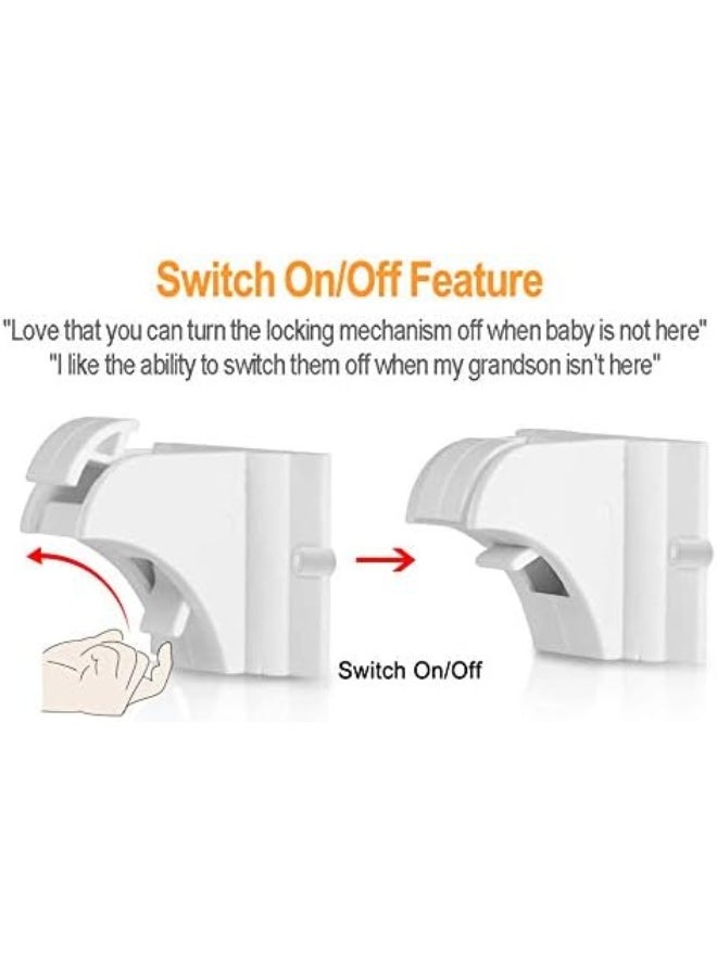 Vmaisi Adhesive Magnetic Locks for Cabinets & Drawers (24 Pack and 4 Keys + Cradle) - Image 2