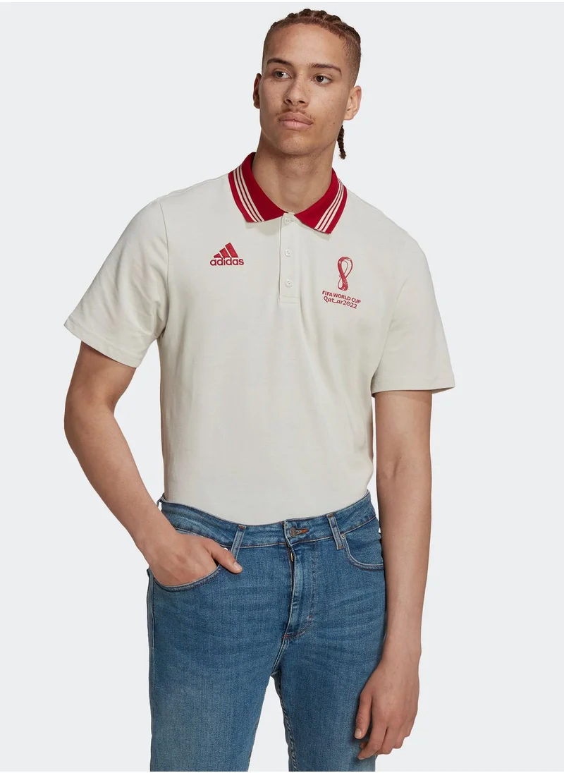 Adidas FIFA World Cup 2022 Official Emblem Polo