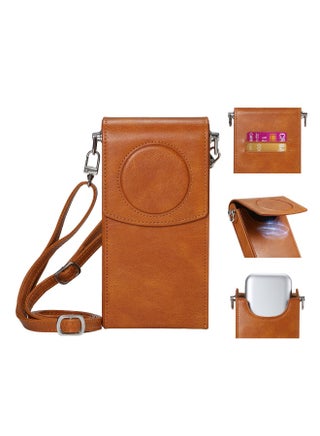 Battery Bag for Apple Vision Pro Portable PU Leather Bag for Vision Pro Battery Protection Shockproof and AntiDrop Waterproof Leather Crossbody Bag with Adjustable Strap Cell Phone and Card Holder - pzsku/ZBA1CE8DE1C988AC60DD3Z/45/1746669157/296bb2db-1cf2-49aa-b0da-3e160249c562
