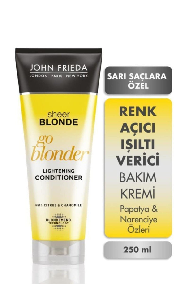 John Frieda Sheer Blonde Go Blonder Lightening Conditioner 845 fl oz 250 ml
