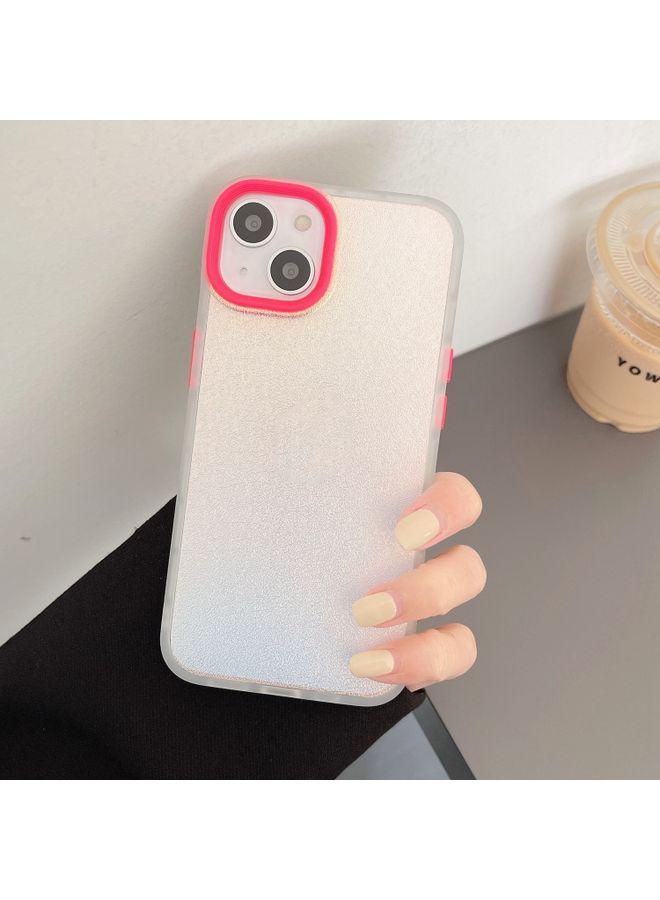 Case Cover For iPhone 11 Pro Max Laser Pearlescent Glitter Phone Case Rose Red