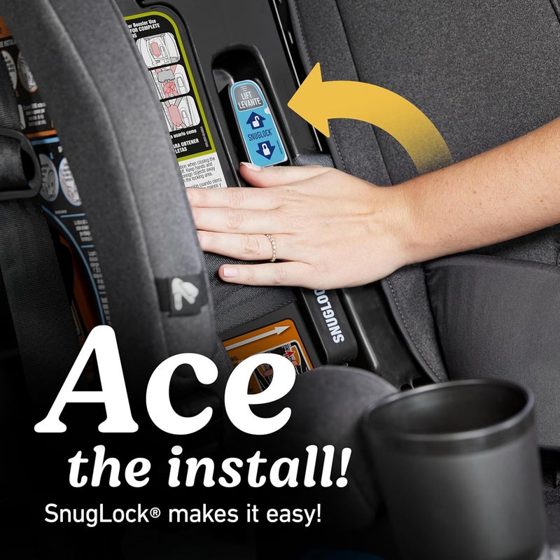 GRACO كرسي سيارة جراكو 4Ever DLX Slim 4in1 للأطفال من الرضع إلى toddlers، مواجهة للخلف، مواجهة للأمام، إلى مقعد مع ظهر مرتفع، مقعد بدون ظهر، تصميم نحيف يوفر المساحة، ينمو مع الطفل تومسون - Image 5