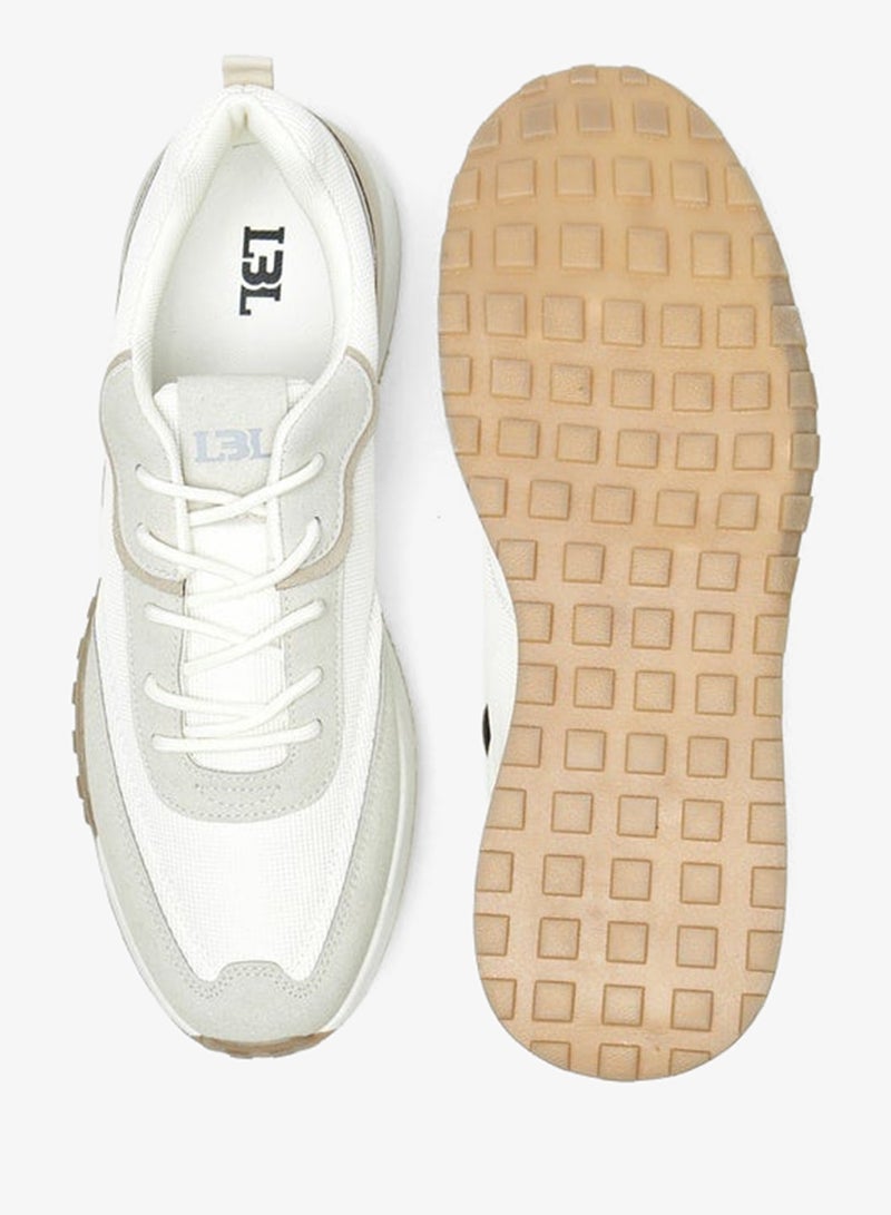 LBL Men's Textured Lace-Up Sneakers - Image 4