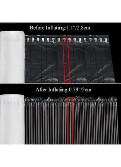 Fasmov 13.7 Inch X 164 Feet Inflatable Air Column Packaging Air Cushion Film For Heavy Duty Packing And Shipping Wine Bottle Travel Protector Bags, Air Pillow Column Wrap With Free Pump  - Image 4