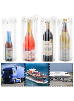 Fasmov 13.7 Inch X 164 Feet Inflatable Air Column Packaging Air Cushion Film For Heavy Duty Packing And Shipping Wine Bottle Travel Protector Bags, Air Pillow Column Wrap With Free Pump  - Image 5