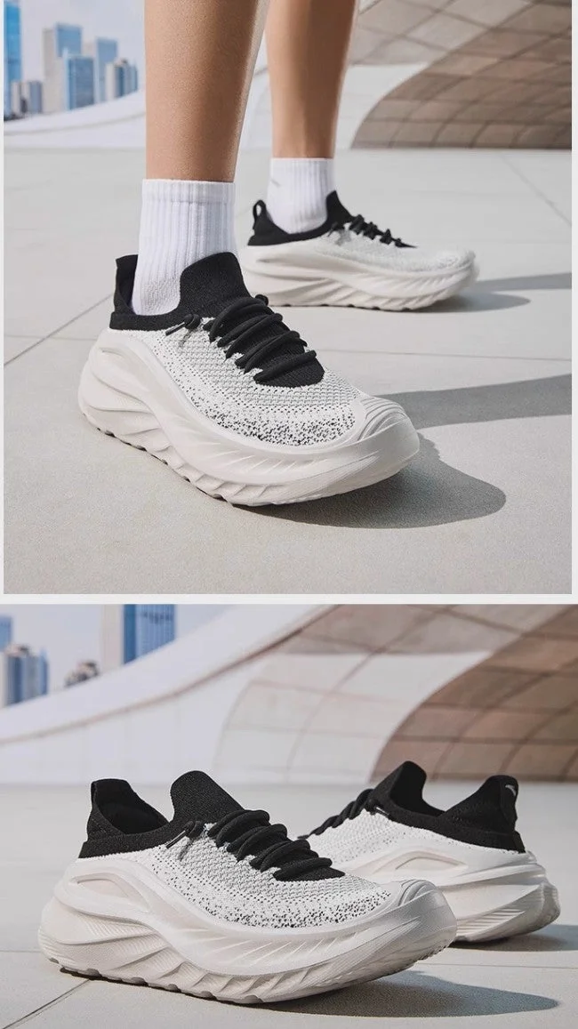 ANTA Slip In Workout Training Commute Shoes White