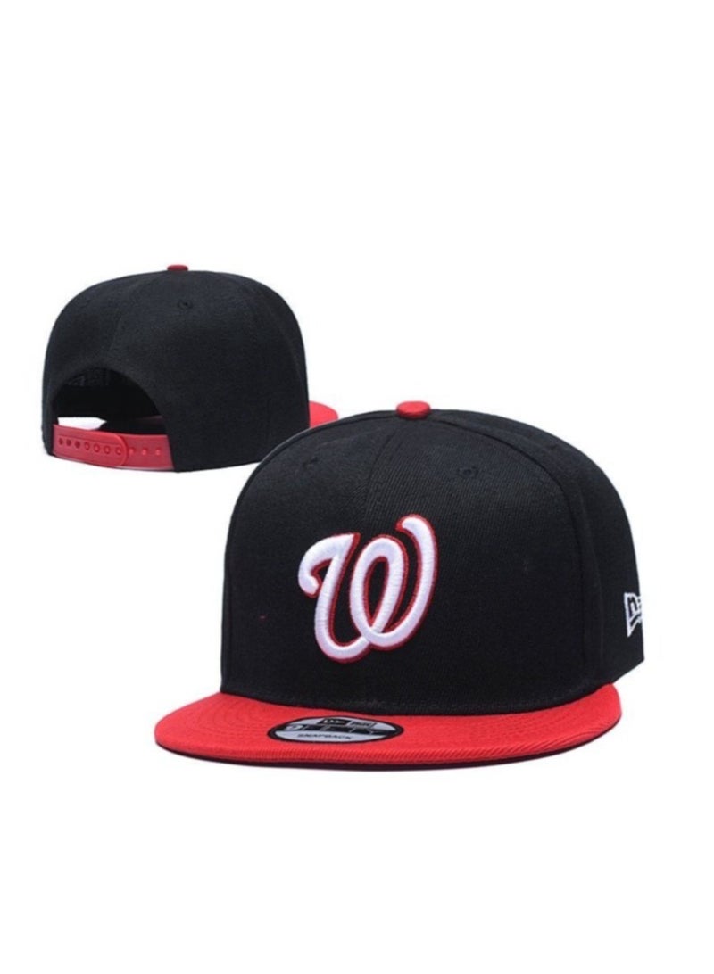 NEW ERA NEW ERA Washington Team Logo Black - Red Snapback Cap