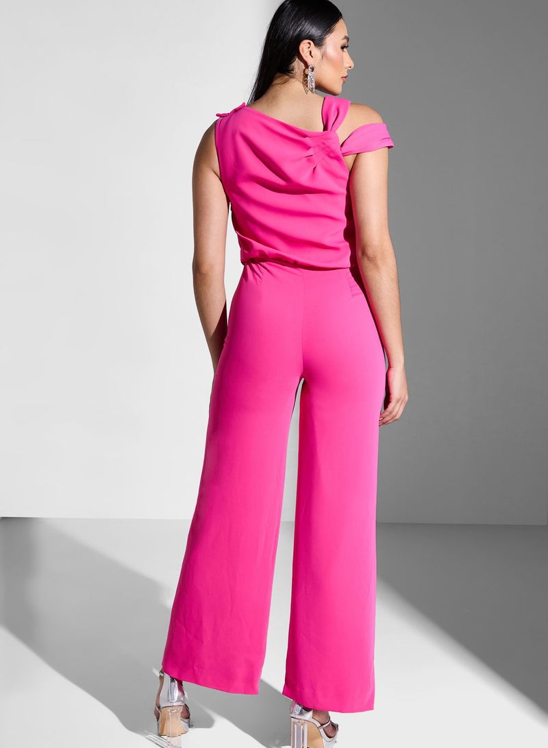 كوست جمبسوت بدون كتف وساق واسعة - Image 2