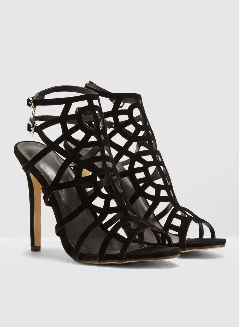 Ginger Caged Heel Sandal