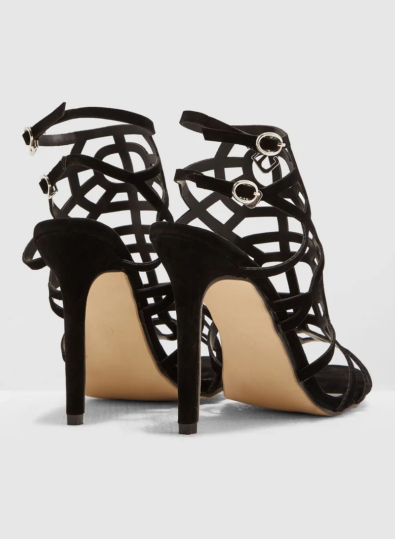 Ginger Caged Heel Sandal