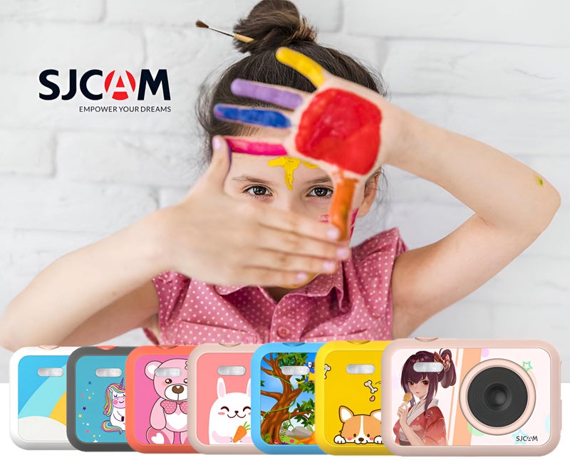 SJCAM FunCam 2" LCD HD Digital Action Camera | Full HD 1080P | for Video Recording, Photo Shooting, Timelapse Video | Cartoon Print with in-Built Games for Children & Adult Kids (FunCam Unicorn) - Image 4