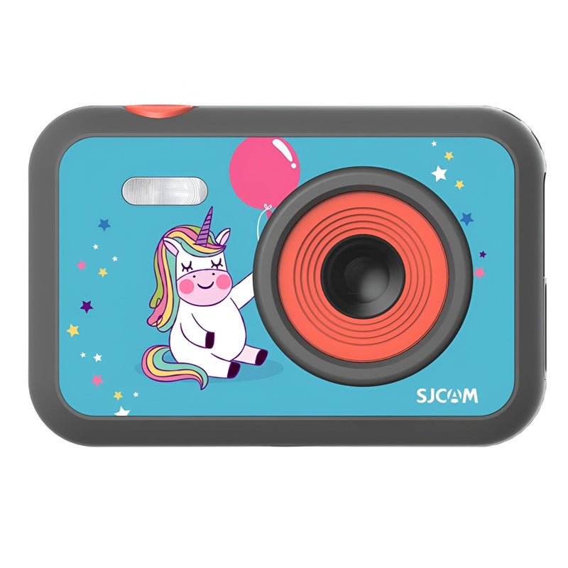 SJCAM FunCam 2" LCD HD Digital Action Camera | Full HD 1080P | for Video Recording, Photo Shooting, Timelapse Video | Cartoon Print with in-Built Games for Children & Adult Kids (FunCam Unicorn) - Image 5