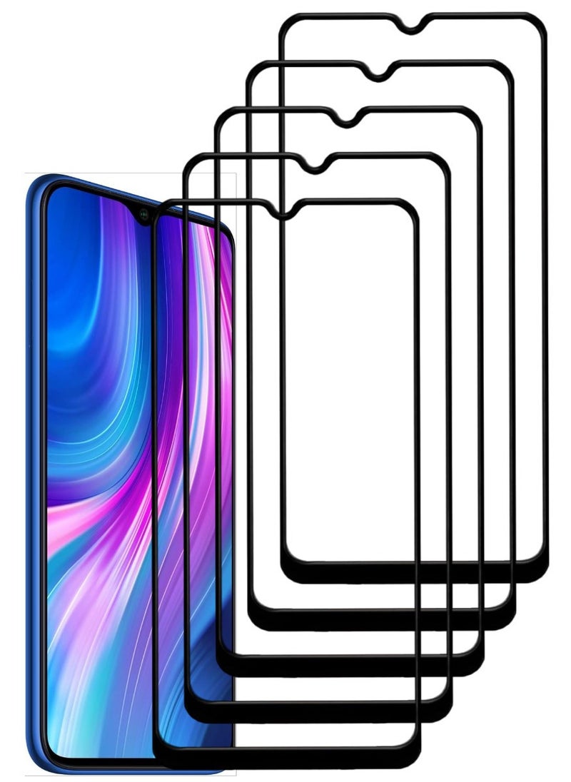 ACLIX 5 Pieces Antistatic ESD Dustproof Premium Quality High Definition Tempered Glass Screen Protector Designed For Xiaomi RedmiNote 8 Pro - Image 1