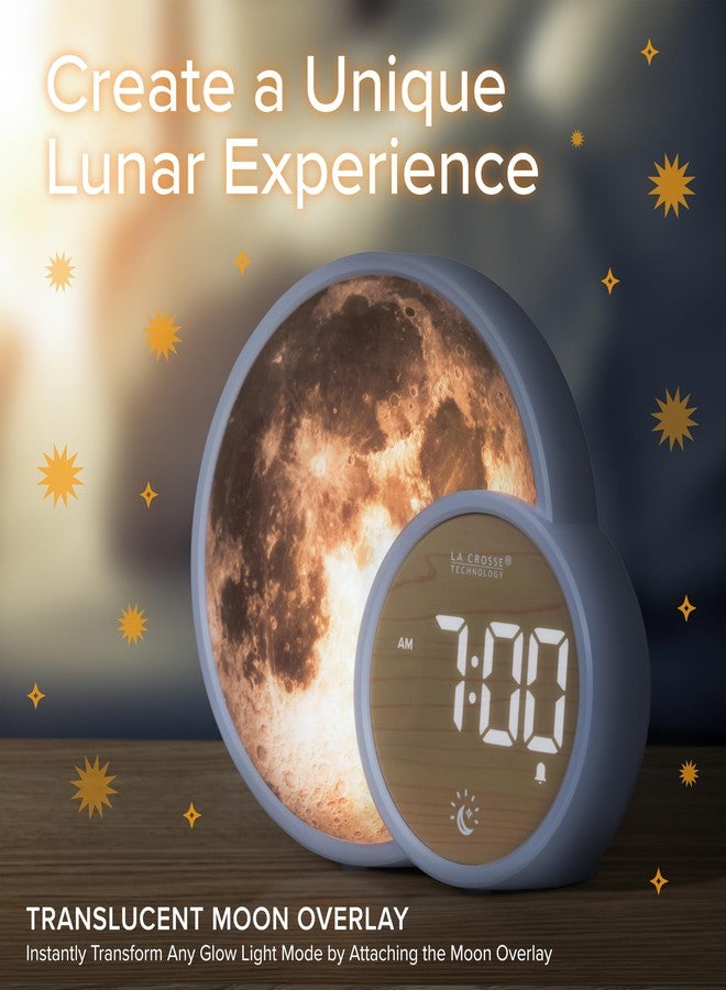 لا كروس تكنولوجي ساعة منبه رقمية بجانب السرير من لا كروس تكنولوجي 617-1412 L'Eclipse Light Assist - Image 3