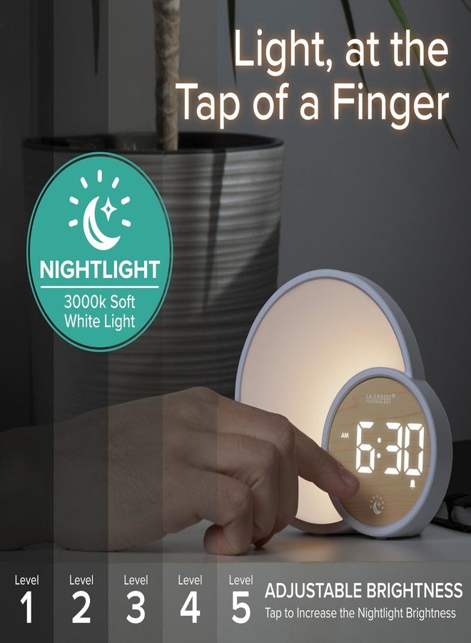 لا كروس تكنولوجي ساعة منبه رقمية بجانب السرير من لا كروس تكنولوجي 617-1412 L'Eclipse Light Assist - Image 5