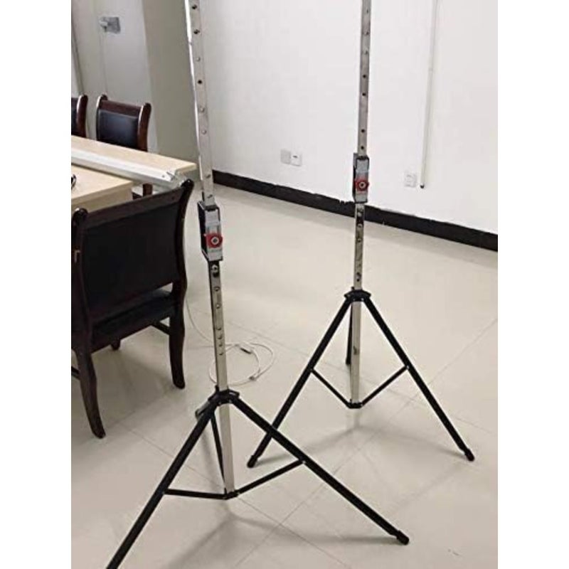 Portable projector screen for indoor/outdoor use, matte white PVC material, white color, 120-inch diagonal HD 4:3 foldable pull-up design with tripod stand - Image 5