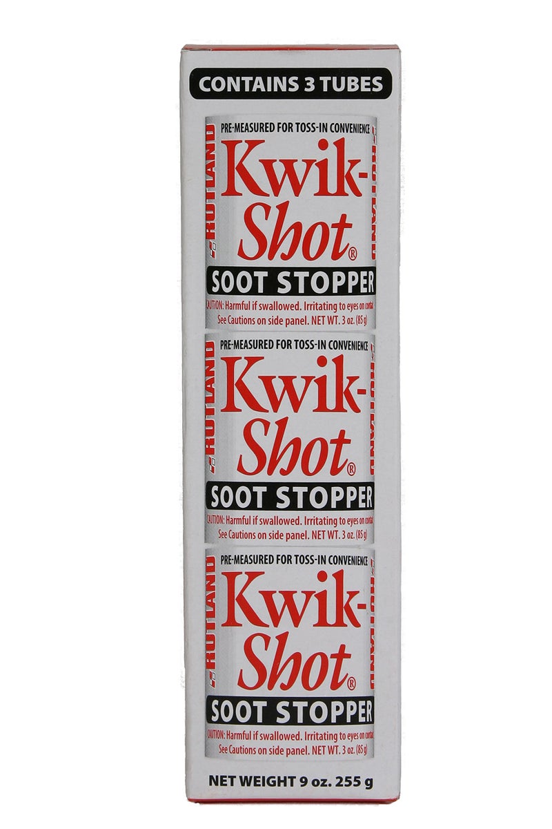 Rutland Products Kwik-Shot Soot Stopper, 3 oz. Toss-In Canister (3-Pack)