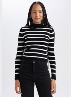 DeFacto Stripe Detail Sweatshirt  - Image 1