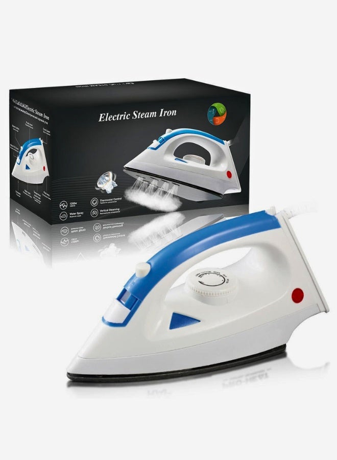 تريدجيت مكواة بخار كهربائية بقدرة 1200 واط مع قاعدة مطلية بالسيراميك - مكواة ملابس عالية الأداء	تحكم قابل للتعديل في الحرارة والبخار لجميع أنواع الأقمشة، تصميم مانع للتنقيط - Image 4