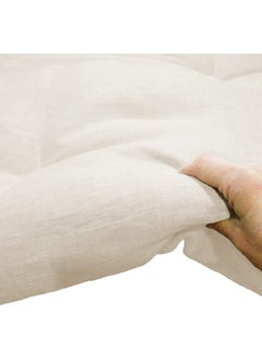 INDIAN DECOR INDIAN DECOR 80600 Supersoft White Cotton Foldable Handmade Single Bed Sleeping Mattress White Cotton 25 x 06 ft  - Image 4