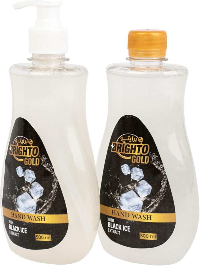 Brighto Black Ice Hand Wash 500 ml 1+1