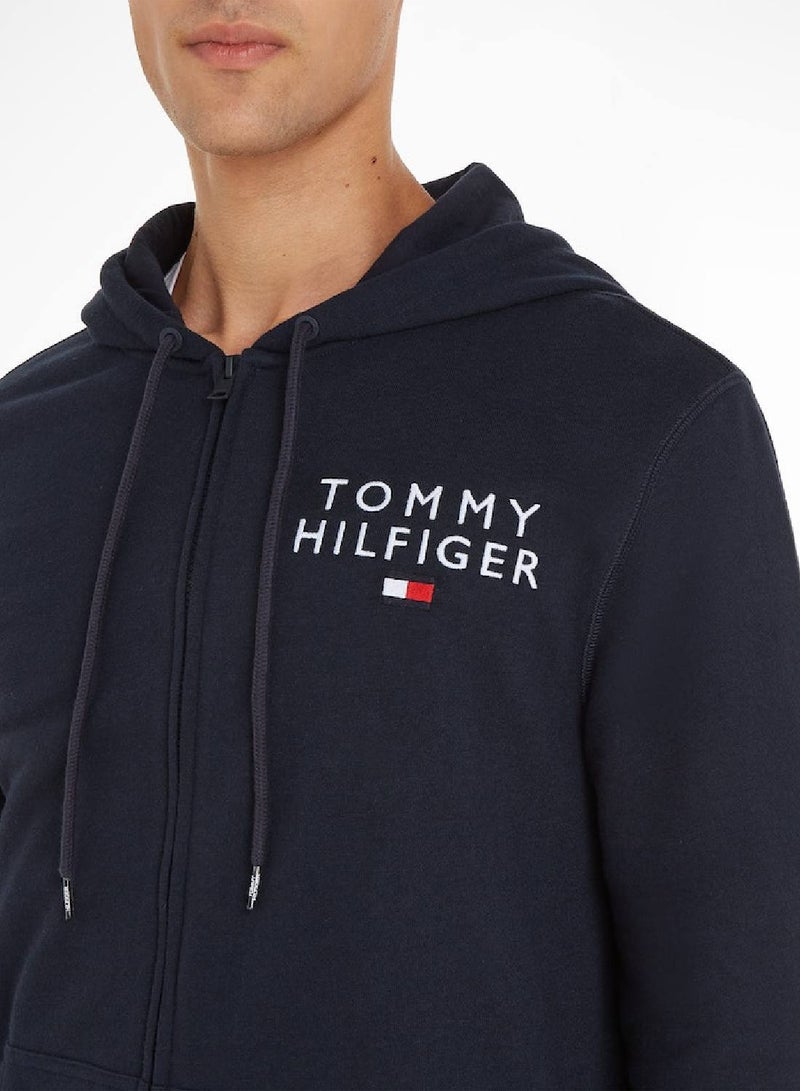 TOMMY HILFIGER Original Logo Lounge Hoodie - Image 2