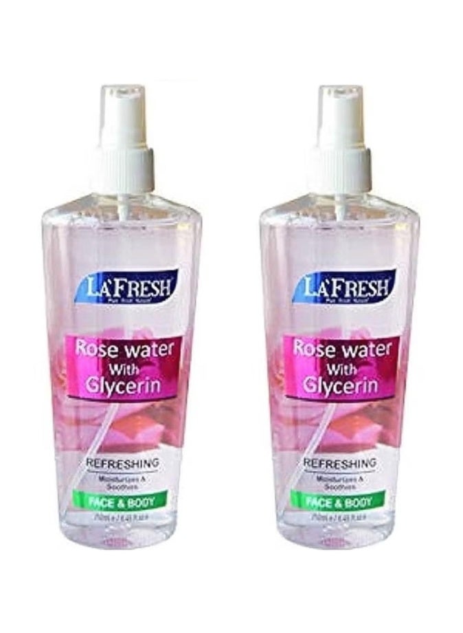 Rose Water Refreshing 2Pcs 2*250ml