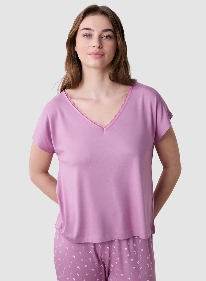 Penti Alia Soft Lilac Pyjama Set - Image 3