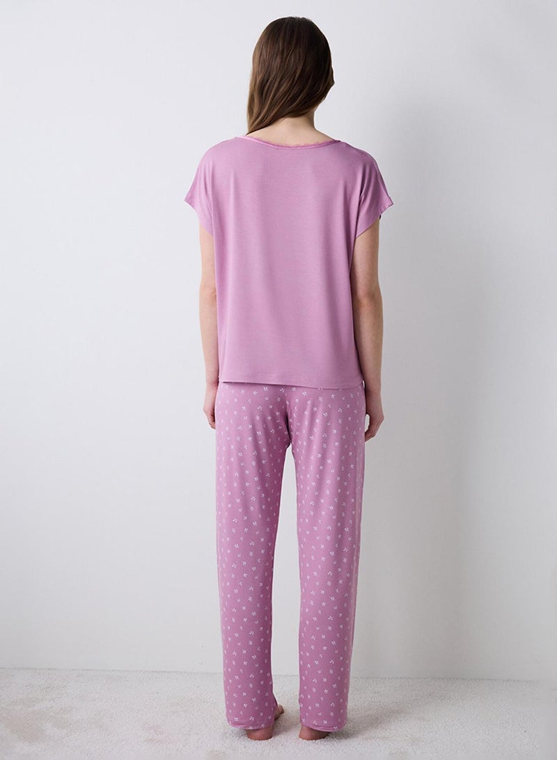 Penti Alia Soft Lilac Pyjama Set - Image 4