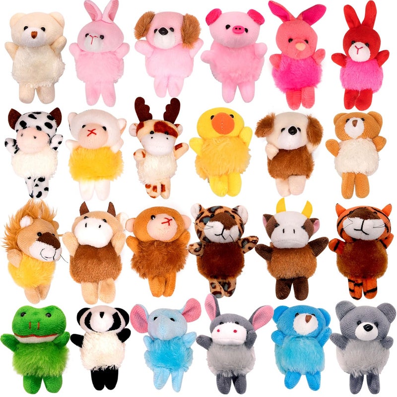 JoyRapt 24 Pack Small Stuffed Animals Bulk Gifts for Kids 2322535 Each Party Favors Toys for Classroom Prizes Easter Basket Stuffers Carnival Prizes 24PCS - Image 2