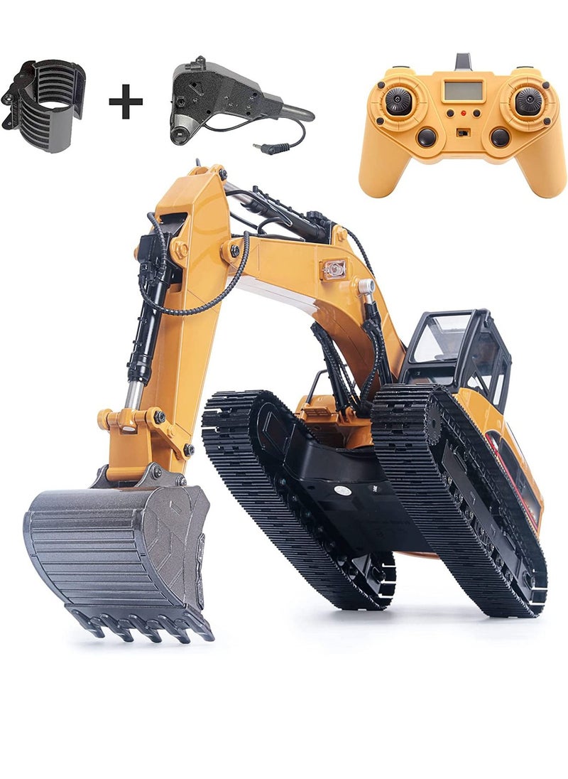 GT-Wheel RC Excavator 1580 for adults Remote Control Full Metal Construction Vehicle  - Image 1