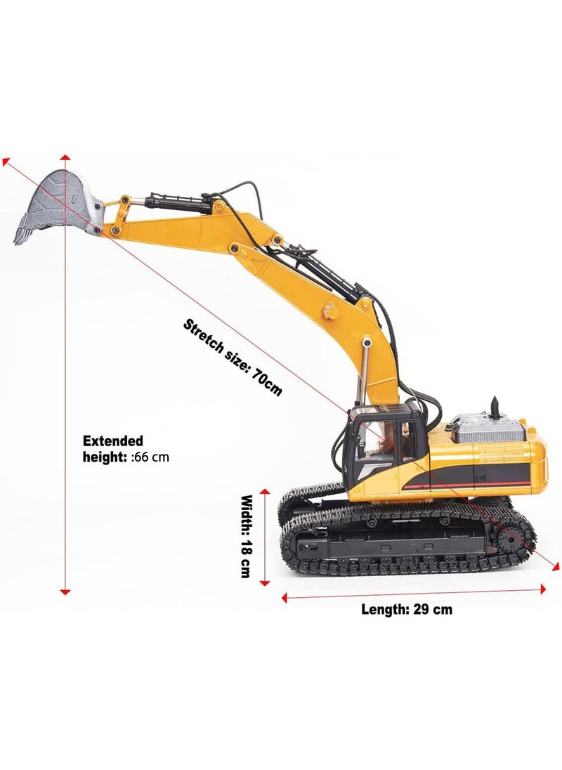 GT-Wheel RC Excavator 1580 for adults Remote Control Full Metal Construction Vehicle  - Image 3