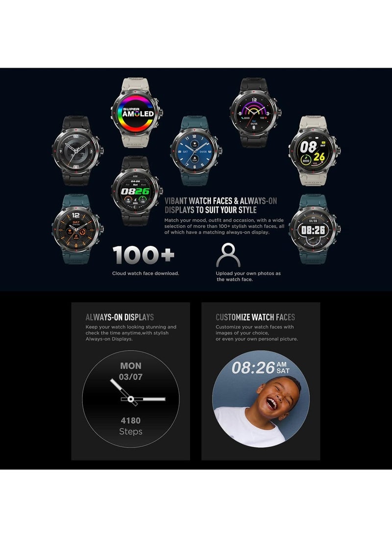 Zeblaze - Zeblaze Stratos 2 Smart Sports Watch 1.3 Full-touch Screen 360 * 360 High Resolution 4-Satellite/3-Mode GPS 24H Health Monitor 25-day Endurance 5ATM - Image 1