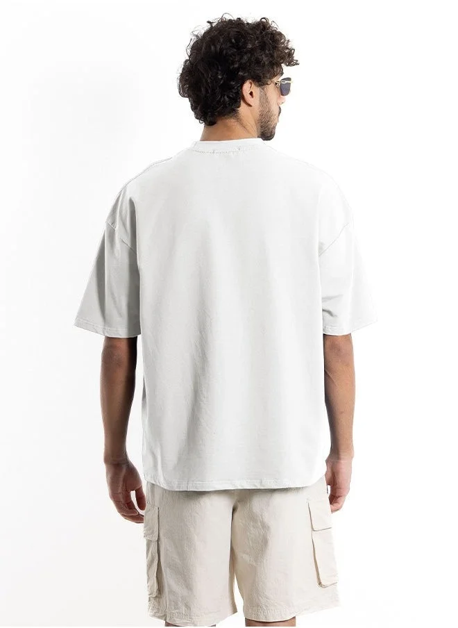 الأشكال   MIDWEIGHT COTTON BLEND T-SHIRT