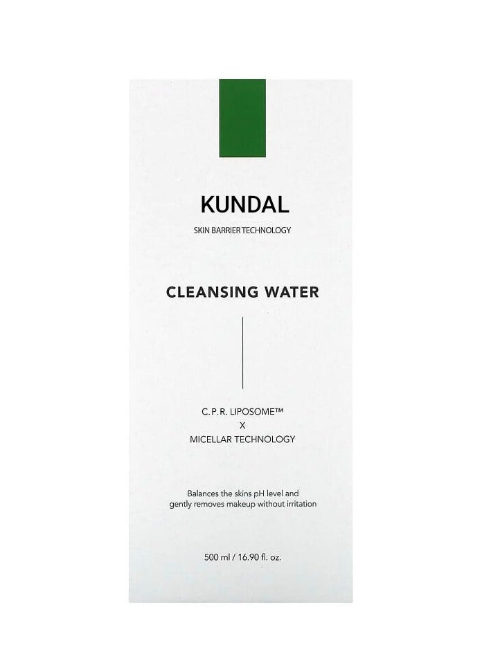 KUNDAL CLEANSING WATER CRKUPOSOME MICELLAR TECHNCLOGY 500 ML - Image 1
