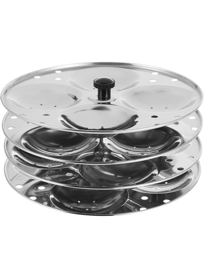 VINOD 4 LAYER STAINLESS STEEL IDLY STAND, VIC005, IDLI TRAY, IDLI CONTAINER, IDLI PAN, STEAMER STAND, STEAMER INSERT - Image 1