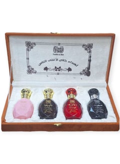 Al Fajr Oud perfume set, 4 pieces