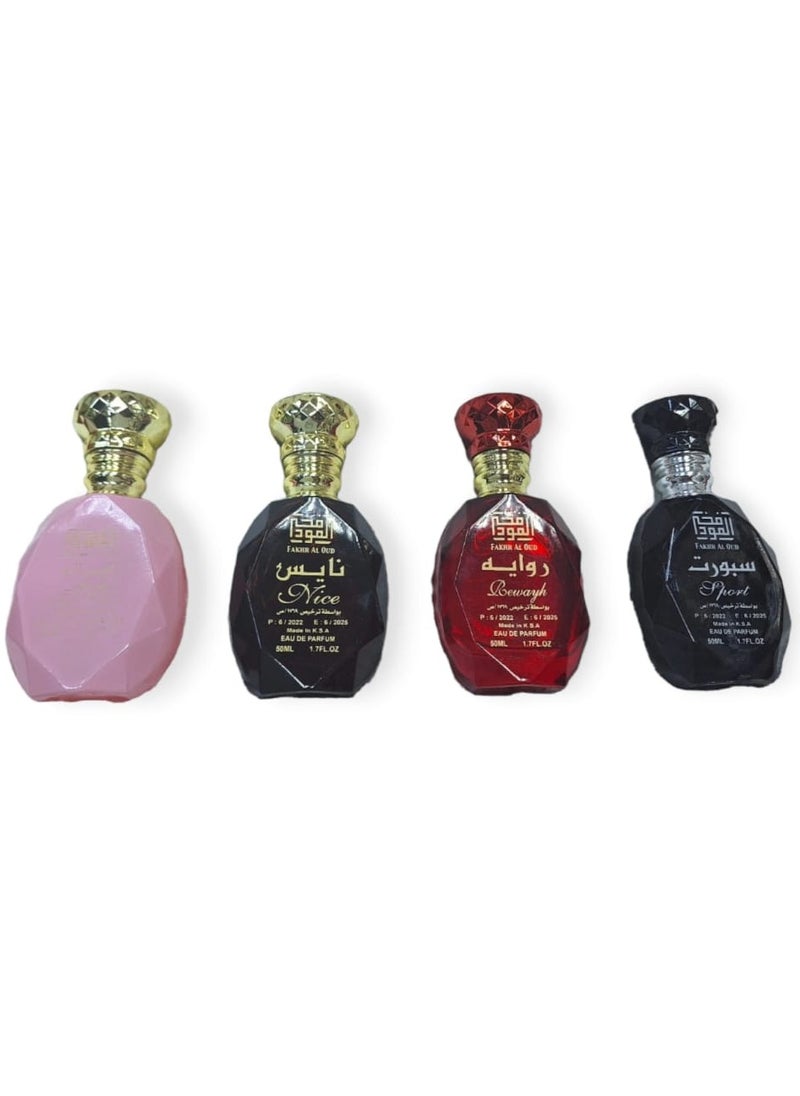 Gerenic - Al Fajr Oud perfume set, 4 pieces - Image 1