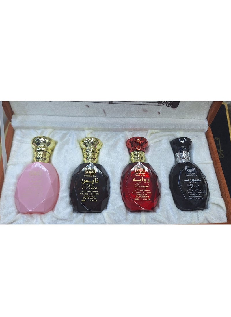 Gerenic - Al Fajr Oud perfume set, 4 pieces - Image 1