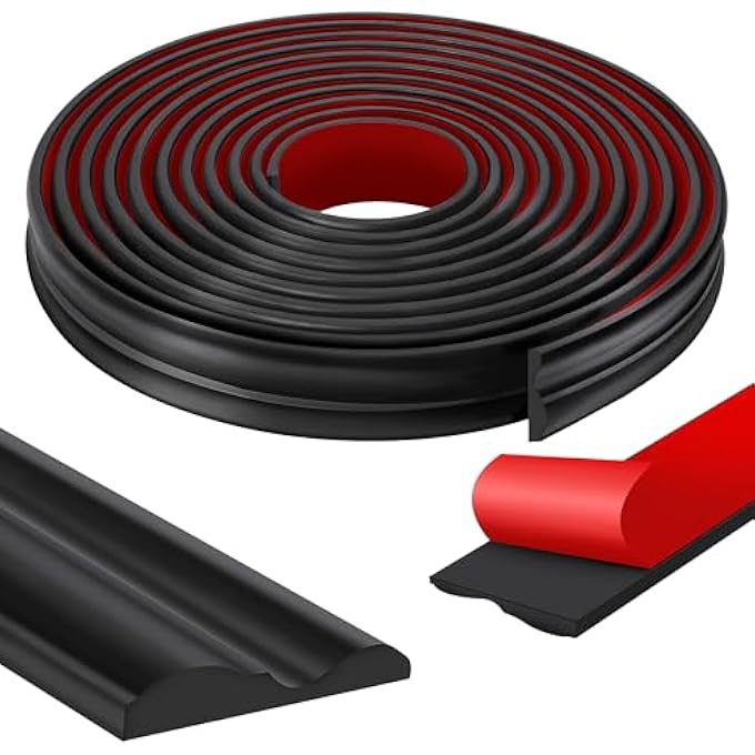 20 FT X 1.6'' WALL DECORATION MOLDING TRIM, BLACK SELF-ADHESIVE 3D CHAIR RAIL PANEL MOLDING, FLEXIBLE DIY WALL TRIM FOR MIRROR, WINDOW FRAME AND HOME DECORATION - Image 2