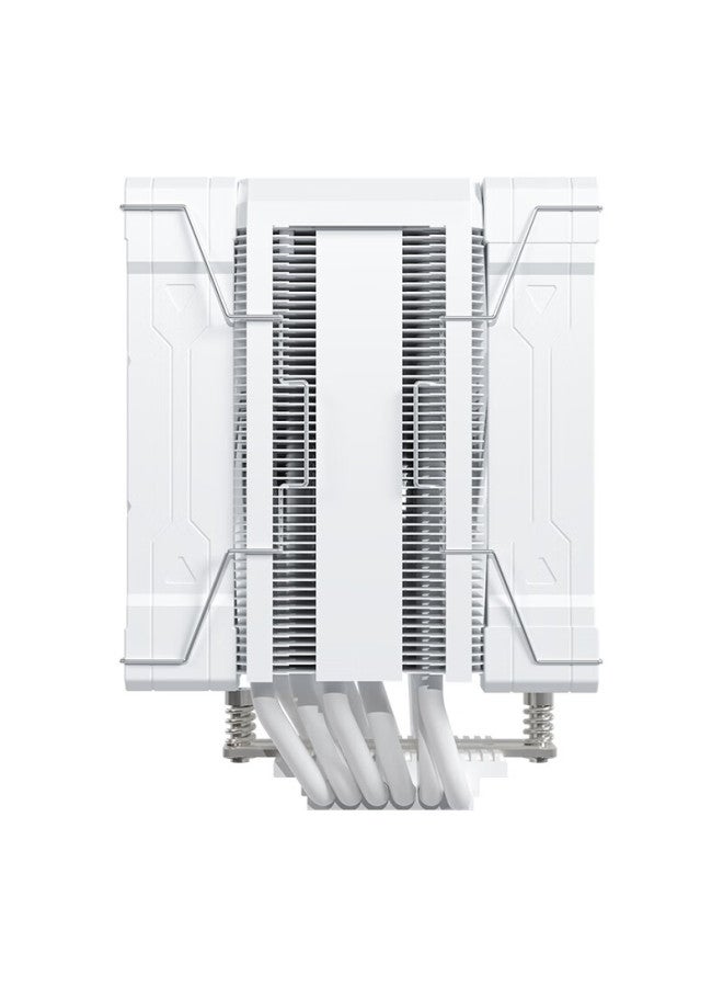 Valkyrie Ml125 White Vk Cpu Air Cooler With 6 Heatpipes, Pure Copper Base, 2.0-inch Ips Lcd Screen, Supports Lga1700 Am5 - Image 2