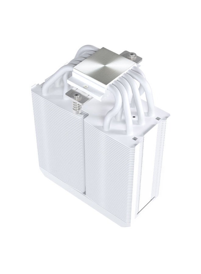 Valkyrie Ml125 White Vk Cpu Air Cooler With 6 Heatpipes, Pure Copper Base, 2.0-inch Ips Lcd Screen, Supports Lga1700 Am5 - Image 3