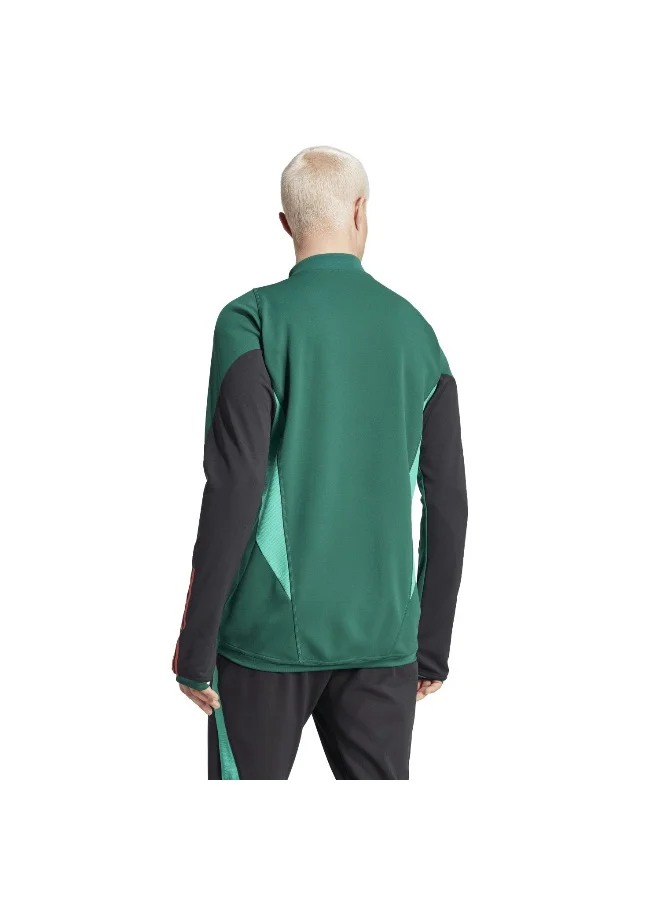 adidas قميص تدريب مانشستر يونايتد العلوي الأخضر للرجال مقاس XS