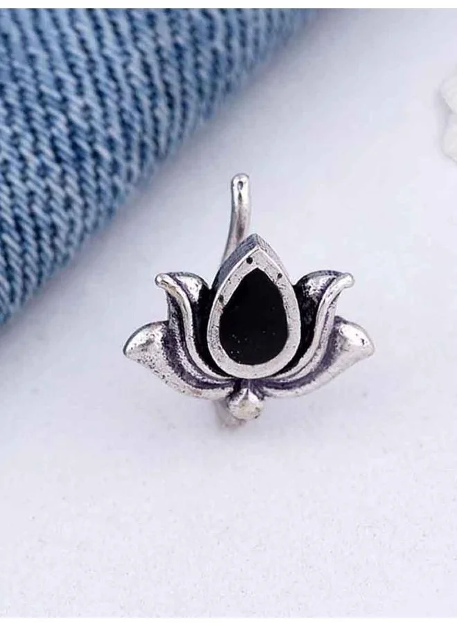 فويلا Evil Eyes Lotus Nose Pin
